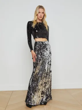 Zeta Sequin Skirt